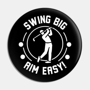 Golf Club Swing Big Aim Easy Pin