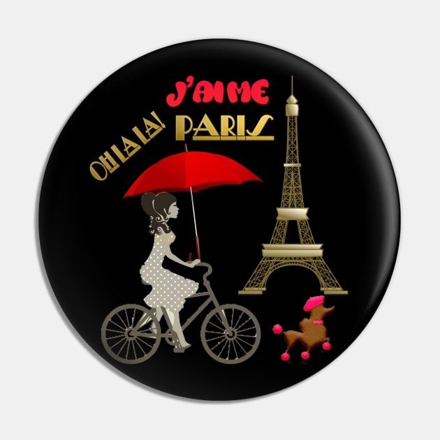 Paris France City of Love Landmarks Eiffel Tower Pin by STYLISH CROWD TEES