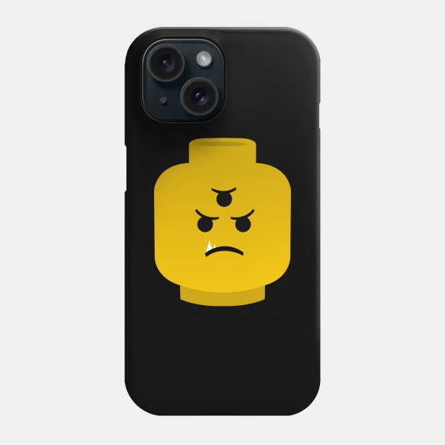 Lego head Cyclop Phone Case by ShockDesign