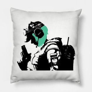 Rainbow Six Siege Ela T-Shirt Pillow