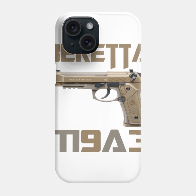 Handgun Beretta M9A3 Phone Case by Aim For The Face