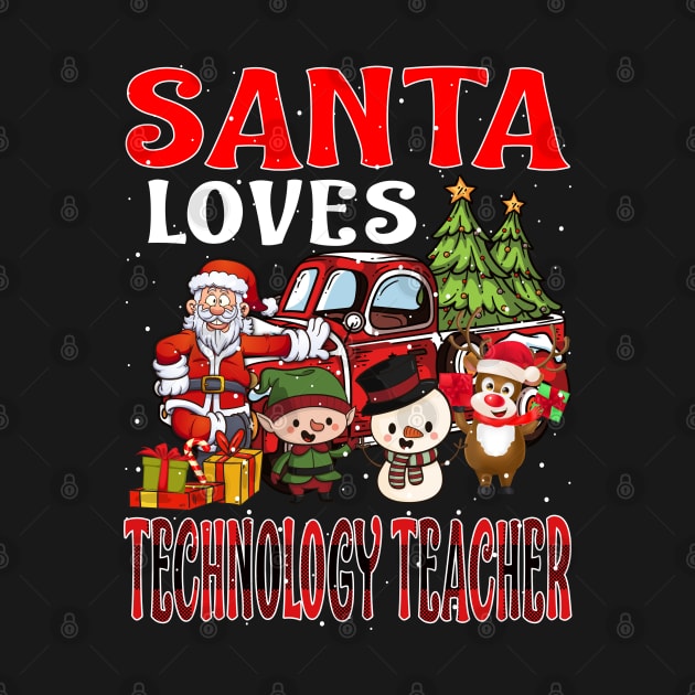 Santa Loves Technology Teacher by intelus