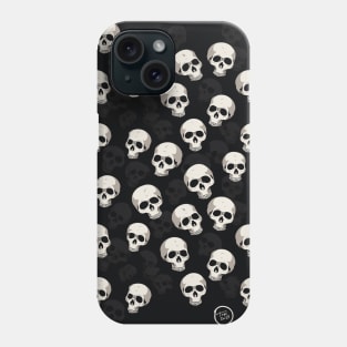 Assembly of skulls for Halloween Phone Case