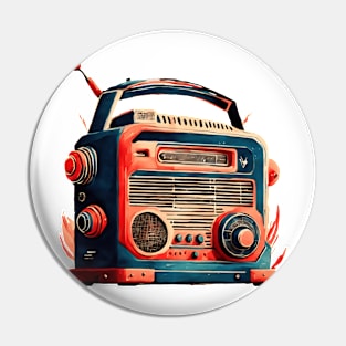 Vintage - Radio Pin