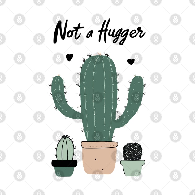 Not a hugger boho cactus design by craftydesigns