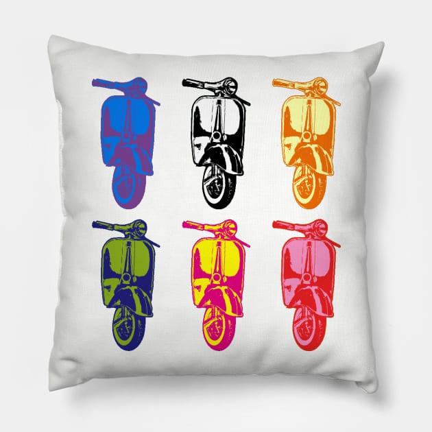 Scooters Pillow by Skatee