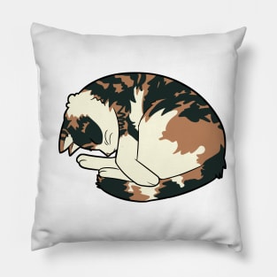 Sleepy Calico Pillow