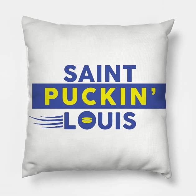 Saint Puckin Louis Pillow by geekingoutfitters