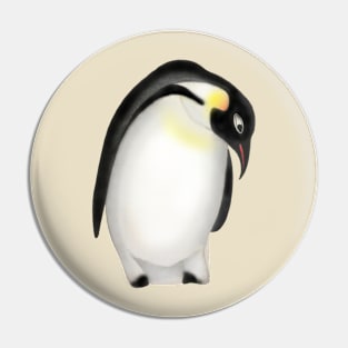 The Pensive Penguin Pin