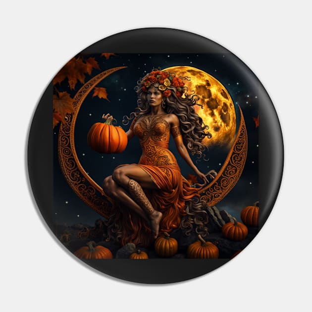 Autumn Goddess Pin by Feychild333