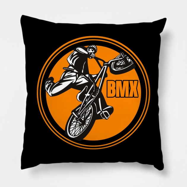 Freestyle circle bmx Pillow by RemajaBMX-303