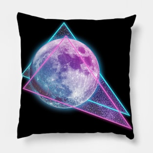 Moon Retrowave Pillow