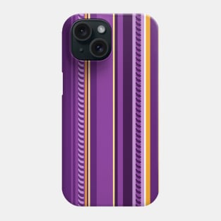 Purple Funky Stripes Phone Case