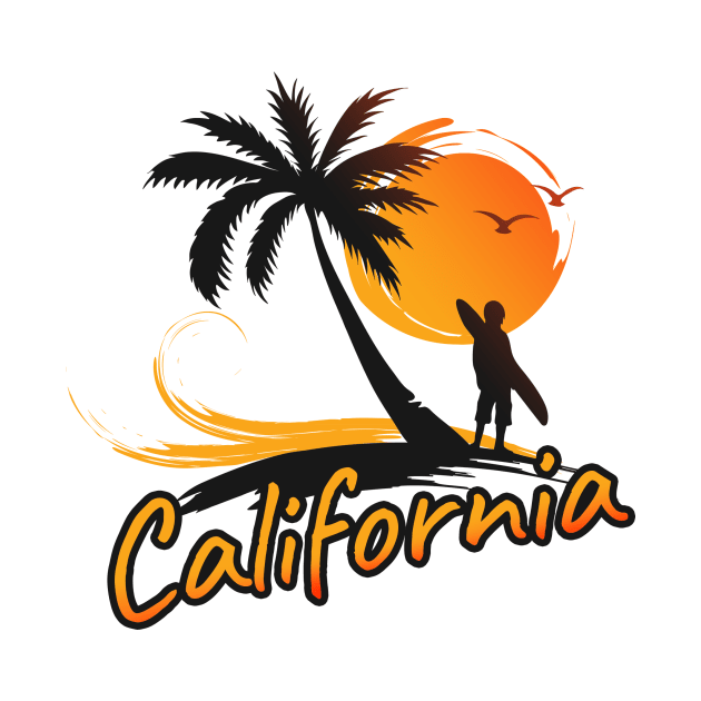 california beach by abodehakouk