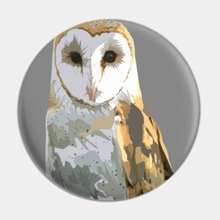 Barn Owl Pin