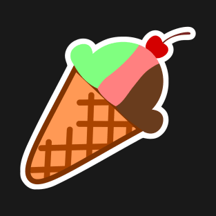 Chocolate Cherry Pistachio Spumoni Dessert Ice Cream T-Shirt