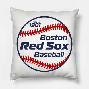 Red Sox 80s Retro Ball Pillow