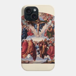 Adoration of the Trinity by Albrecht Durer Phone Case