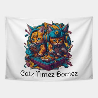 Kanzeroz Catz Times Bomez Tapestry