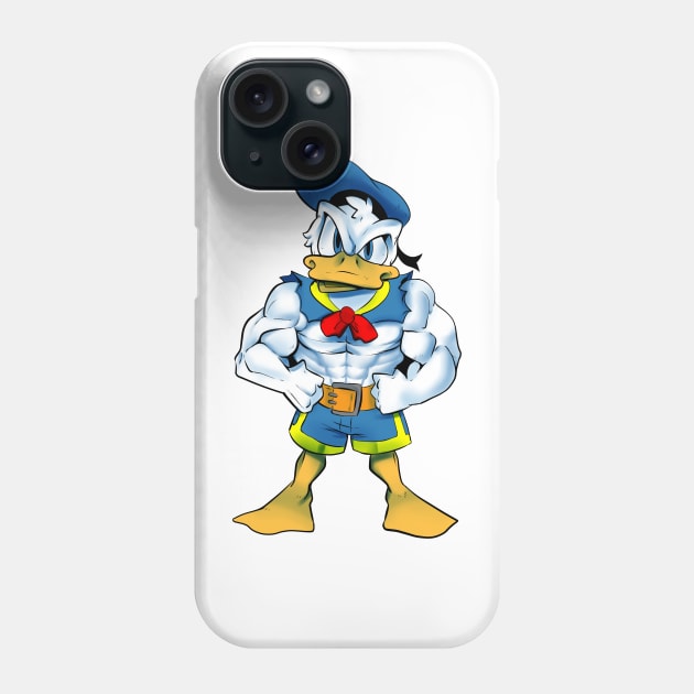 Jacked Duck Phone Case by Jacked Cartoons