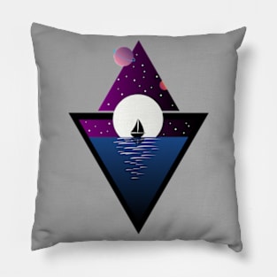 MINIMALIST GEOMETRIC LANDSCAPE Pillow