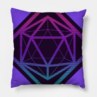 retro dice design Pillow