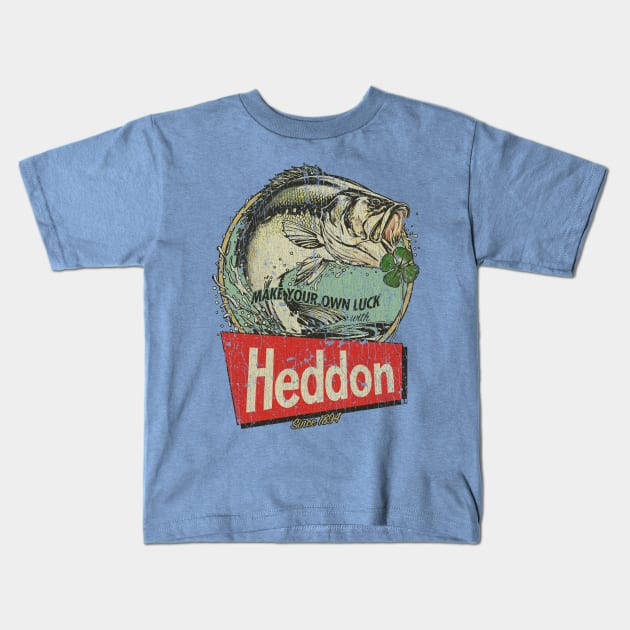 Heddon Lures - Make Your Own Luck 1894 Kids T-Shirt