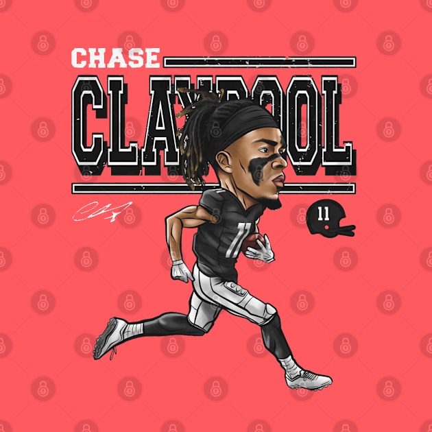 Chase Claypool Pittsburgh Cartoon by Buya_Hamkac