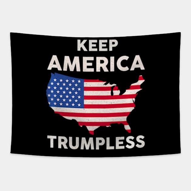 Keep America Trumpless Tapestry by lam-san-dan