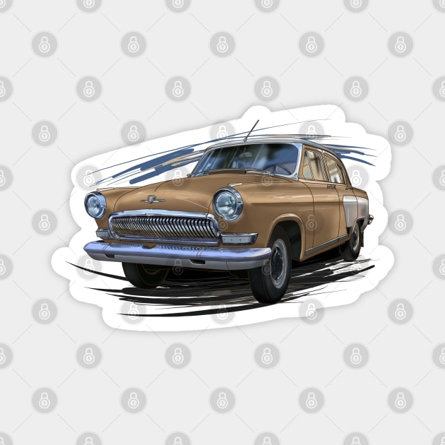 Volga GAZ - 21 Magnet by sibosssr