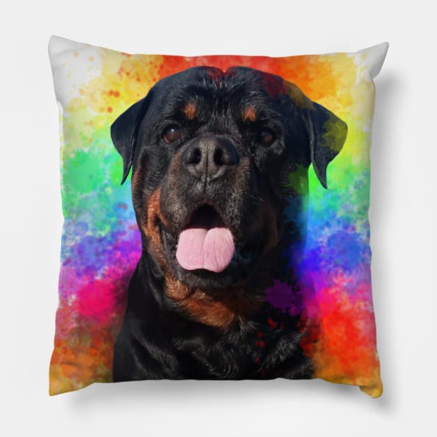 Rottweiler Pillow by TotalnoobMLG