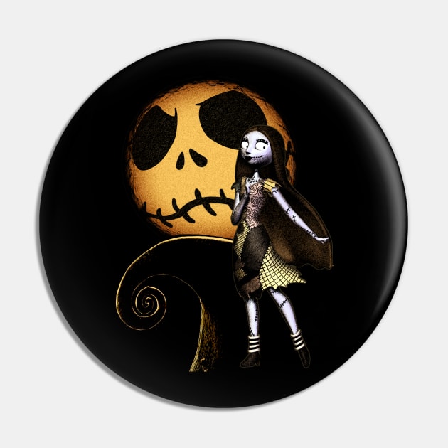 Sally Nightmare Before Christmas Pin by kuygr3d