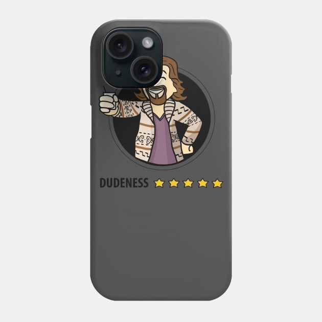 Dudeness Phone Case by Zachterrelldraws