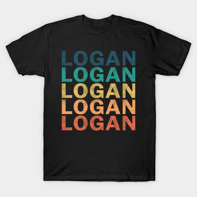 Discover Logan Name T Shirt - Logan Vintage Retro Name Gift Item Tee - Logan - T-Shirt