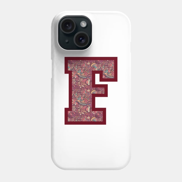 Capital letter F Phone Case by ComPix