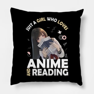 Just A Girl Who Loves Anime Ramen And Reading Japan Anime Pillow