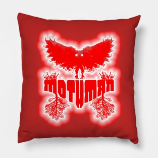 Mothman West Virginia Wing Humanoid Moth Retro Vintage Pillow