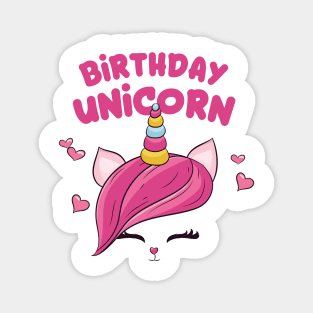 Cute Birthday Unicorn Gift Idea Magnet