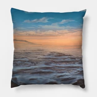 The waves are coming closer Pillow