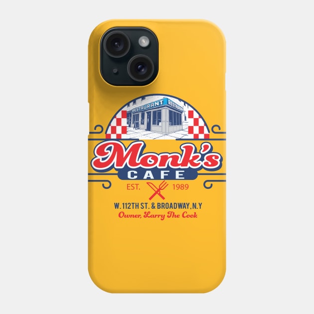 Monk's Cafe Phone Case by Alema Art