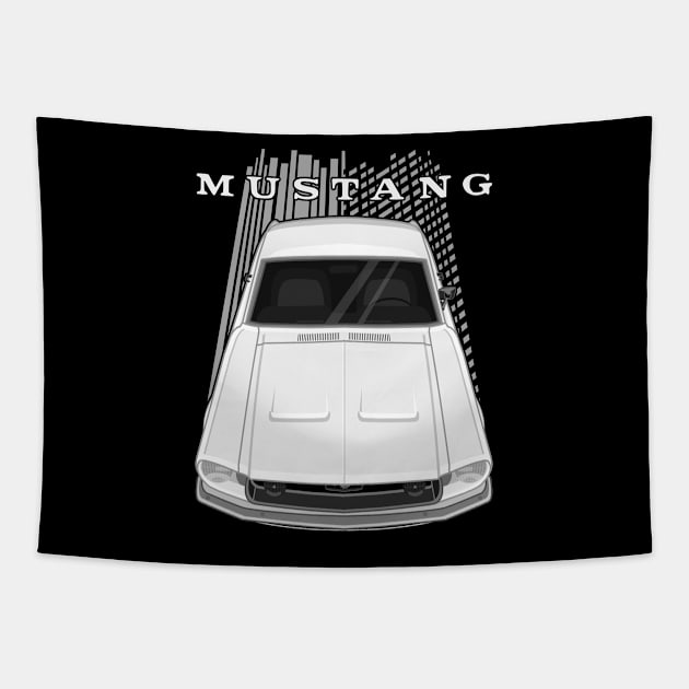 Ford Mustang Fastback 1968 - White Tapestry by V8social