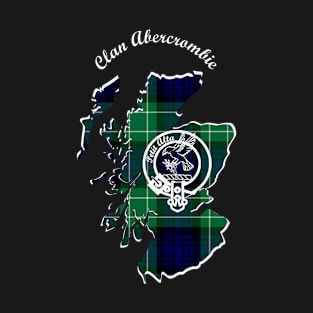Clan Abercrombie Scotland Map Crest T-Shirt