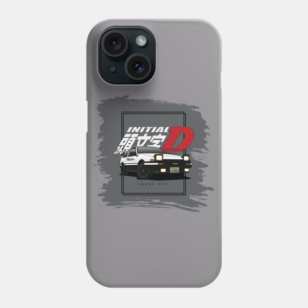 Toyota AE86 Phone Case by Neron Art