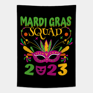 Mardi Gras Squad 2023 mardi gras carnival costumes Tapestry