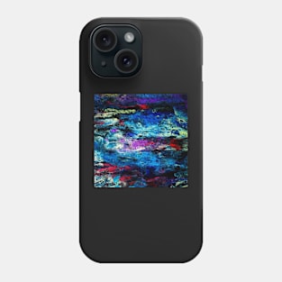 An abstract painting with digital symbiosis Phone Case