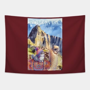 Romantic Andes Getaway Cat Persian Life 34P Tapestry