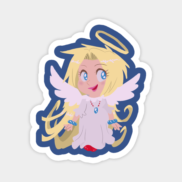 Blond Angel Girl Magnet by saradaboru