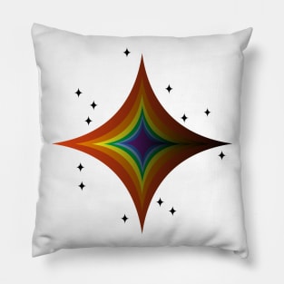 Rainbow star Pillow