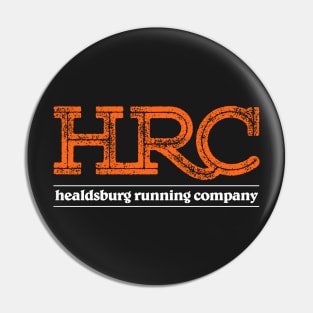 Healdsburg Running Company (white type) Pin