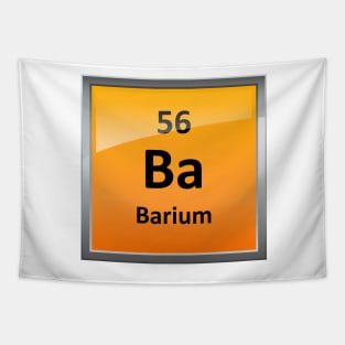 Barium Periodic Table Element Symbol Tapestry